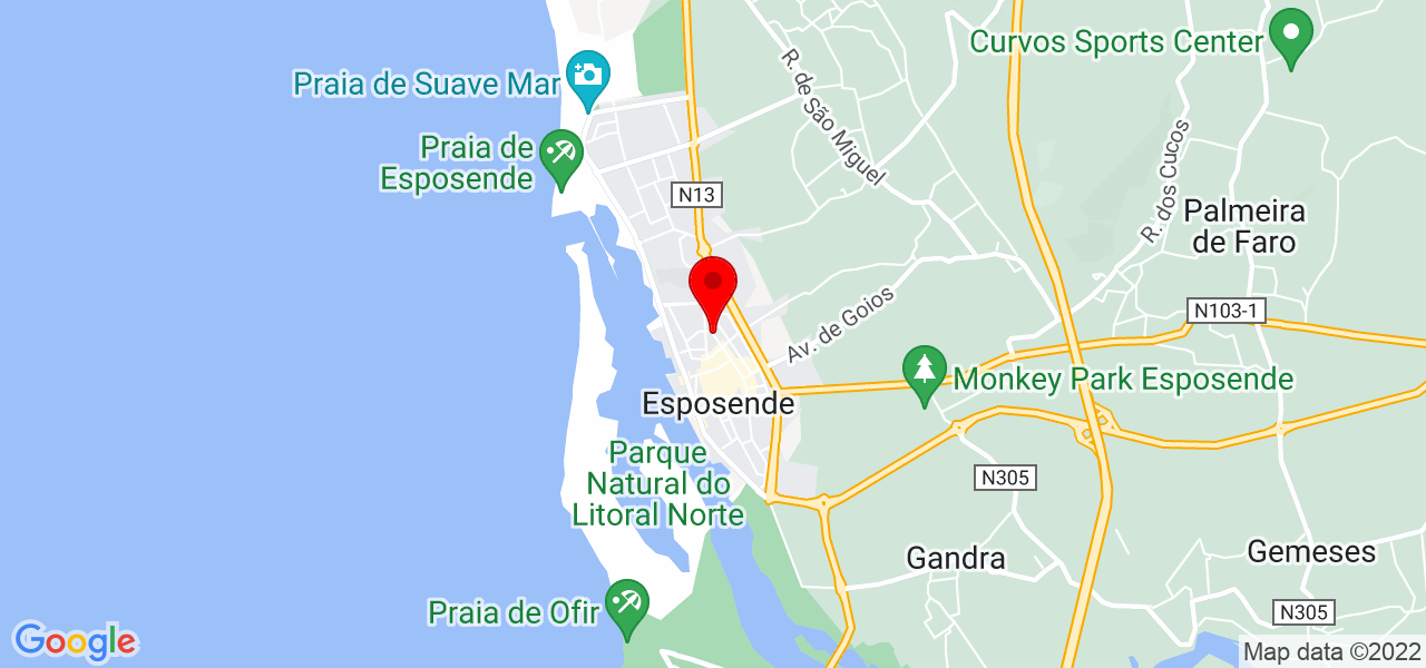 Formada em l&iacute;nguas - Braga - Esposende - Mapa