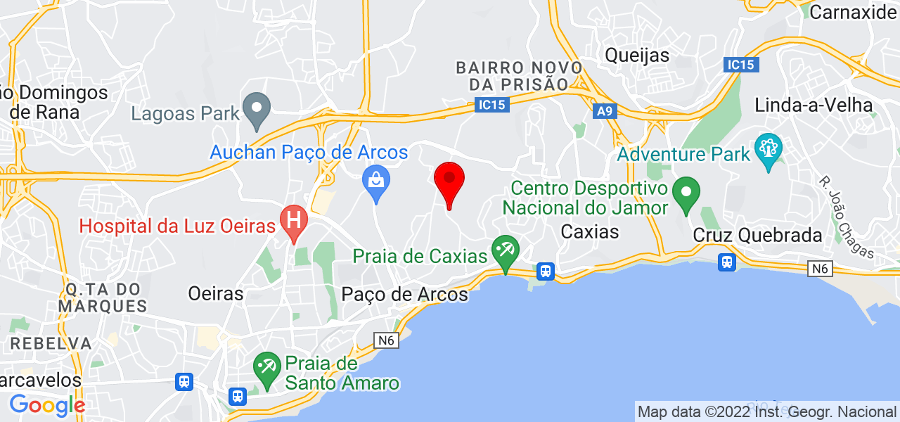 JD DESIGN - Lisboa - Oeiras - Mapa