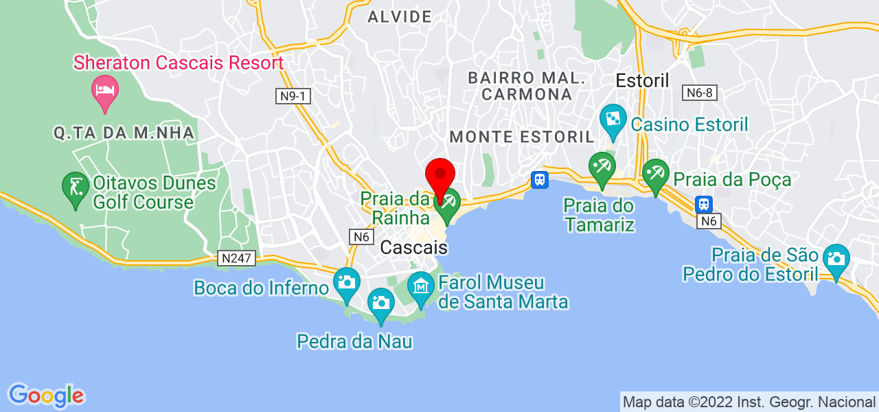 Alexandre Fernandes - Lisboa - Cascais - Mapa