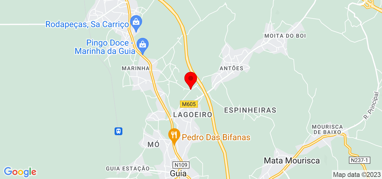 Manuel Cardoso - Leiria - Pombal - Karte