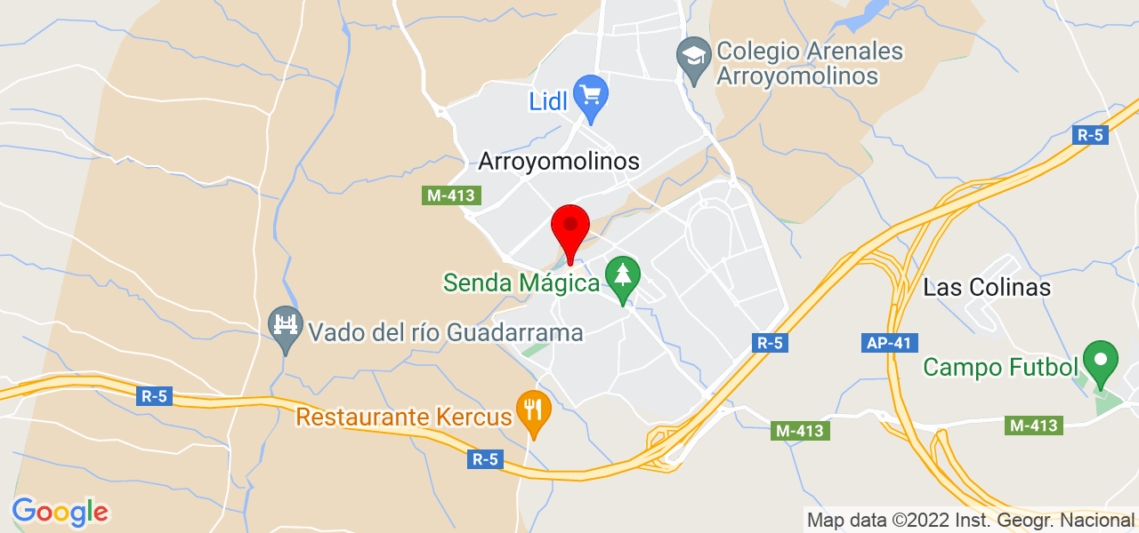 Fran S&aacute;nchez - Comunidad de Madrid - Arroyomolinos - Mapa