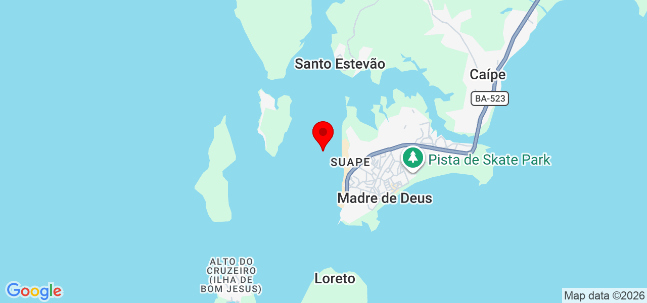 Vilas boas serviços - Bahia - Abaíra - Map