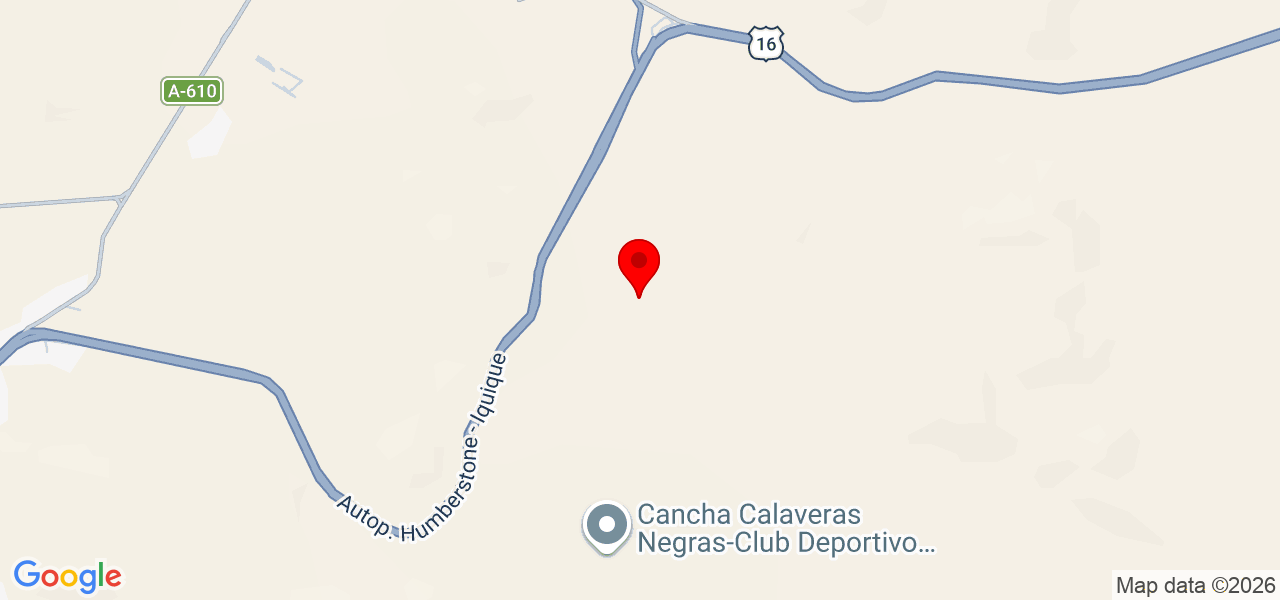Juan Huerta - Tarapacá - Iquique - Mapa