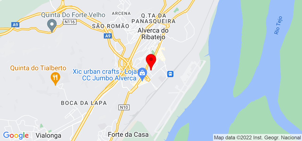Tereza Passos - Lisboa - Vila Franca de Xira - Mapa