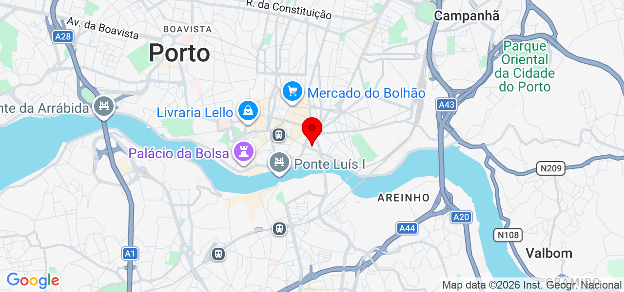 Construções Gondeco - Porto - Porto - Mapa