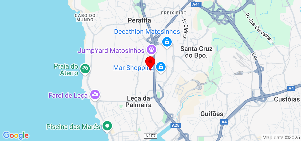 All-Meida Multi-Serviços - Porto - Matosinhos - Mapa