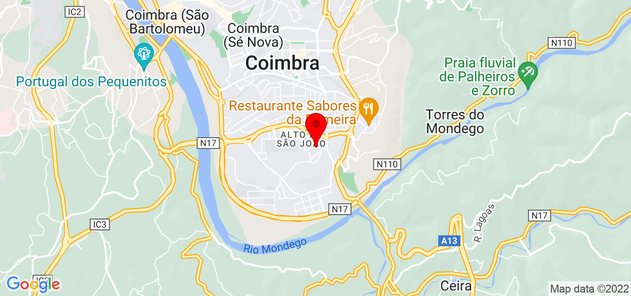 Costura e design BK - Coimbra - Coimbra - Mapa