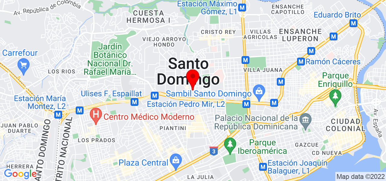 Tara Makeup Artist - Distrito Nacional - Santo Domingo de Guzmán - Mapa