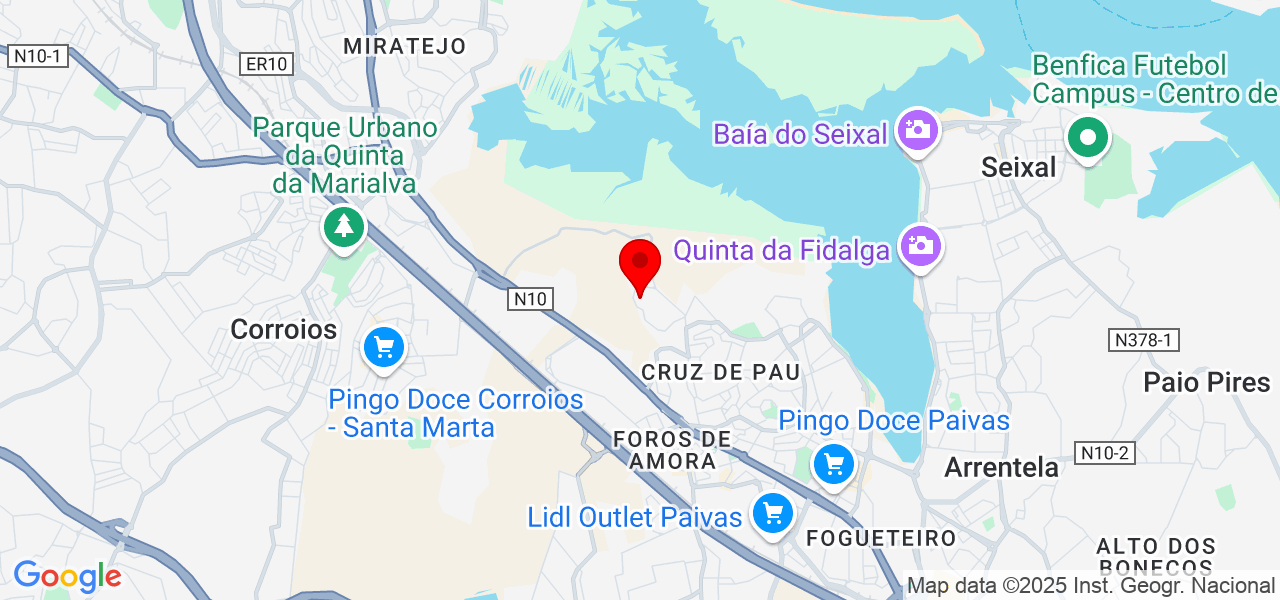Multi serviços-Costa - Setúbal - Seixal - Mapa