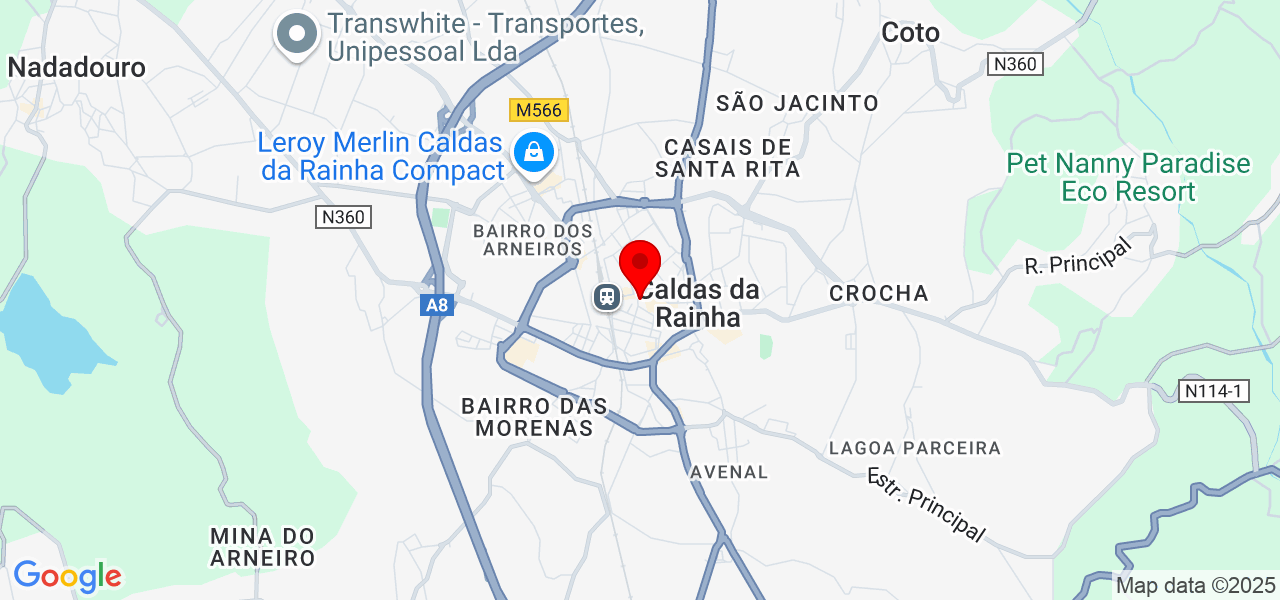João Cunha e Silva - Leiria - Caldas da Rainha - Karte