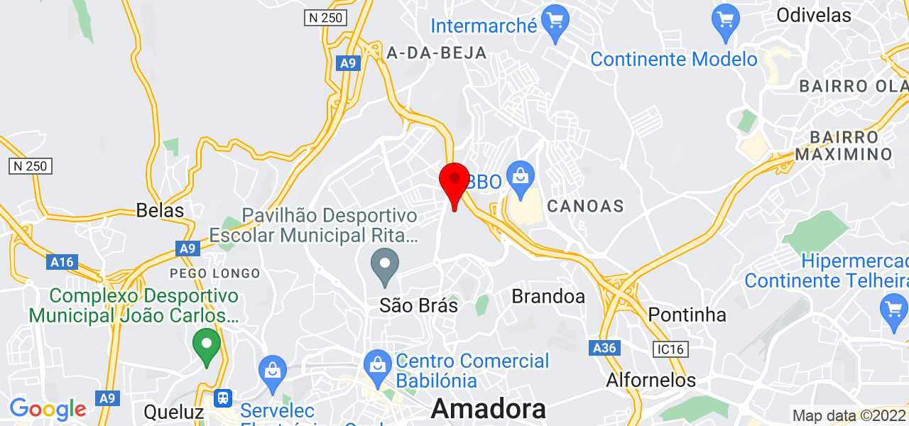 Marlene - Lisboa - Amadora - Mapa