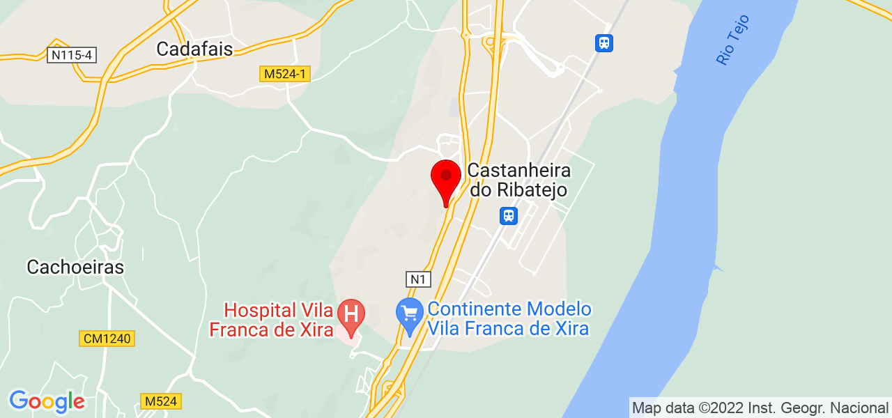 Alexandre Rocha Remodela&ccedil;&otilde;es - Lisboa - Vila Franca de Xira - Mapa