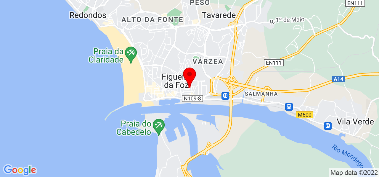 Vanessa - Coimbra - Figueira da Foz - Mapa