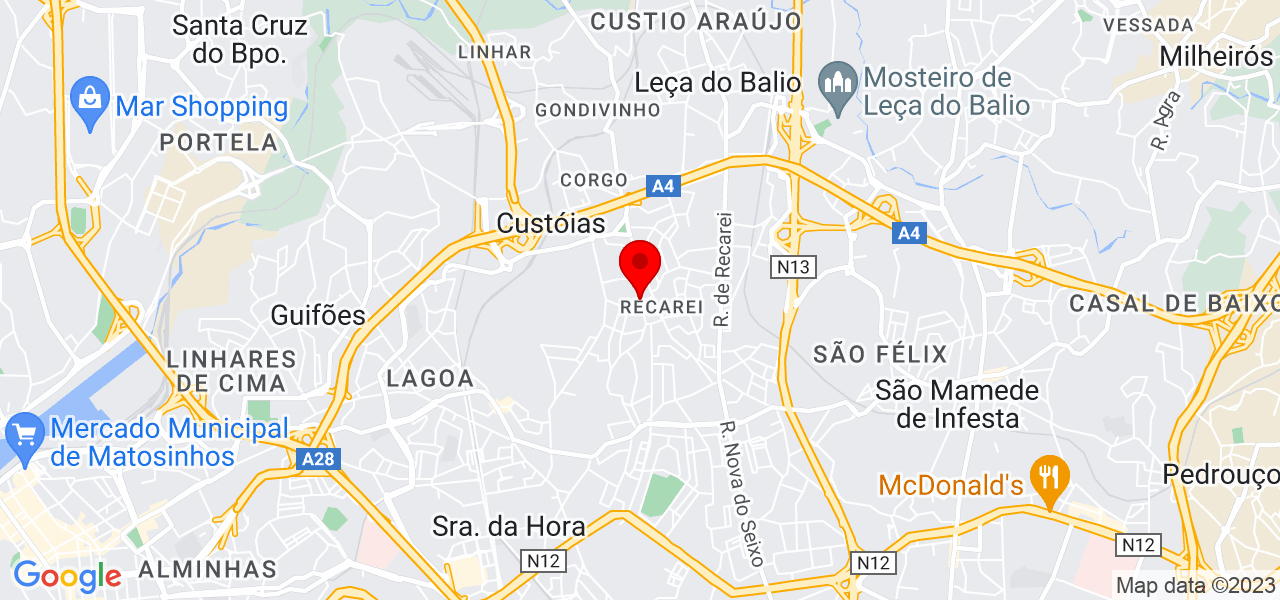 Rui Amorim - Porto - Matosinhos - Mapa