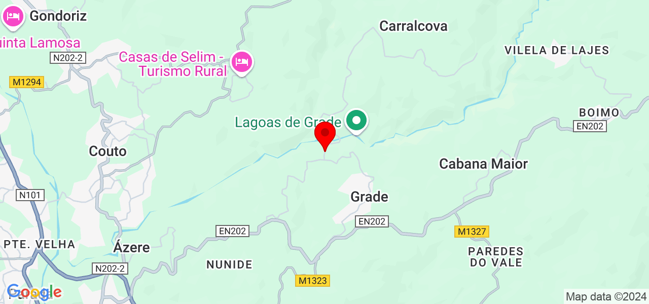 João Santos - Viana do Castelo - Ponte da Barca - Map