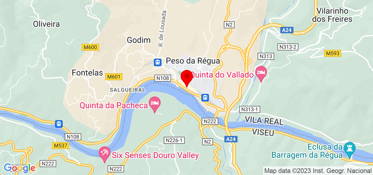 Manuel - Vila Real - Peso da Régua - Mapa