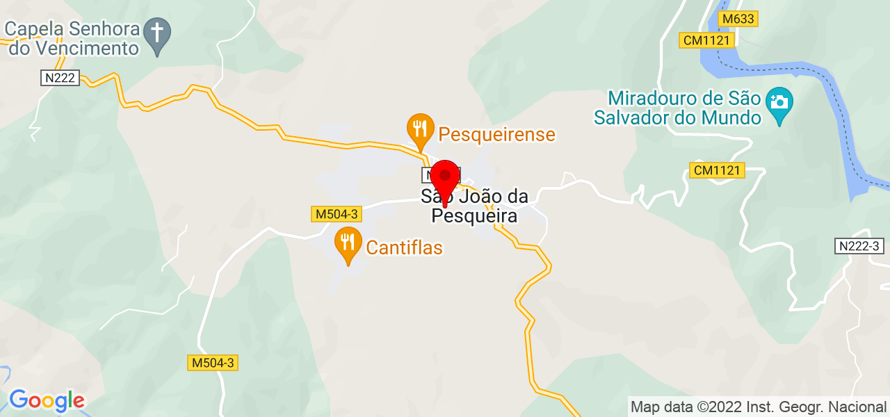 Jorge Rocha - Viseu - São João da Pesqueira - Mapa