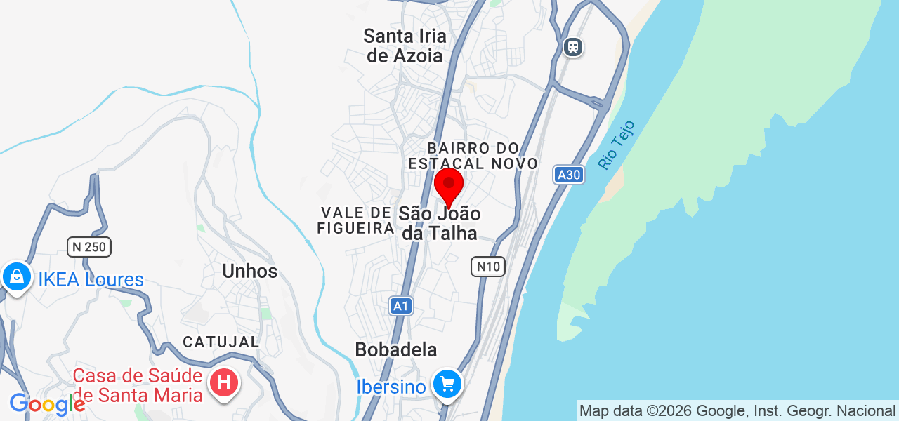 Dr&ordf; Ana Sofia Sancho - Lisboa - Loures - Mapa
