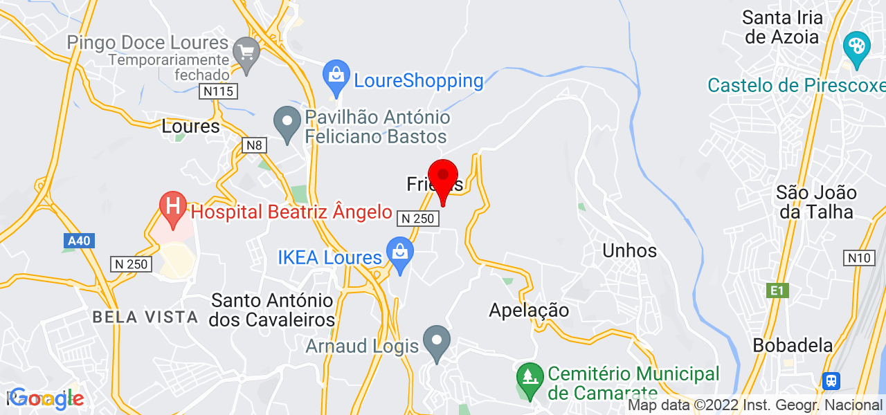 MagicArte - Lisboa - Loures - Mapa