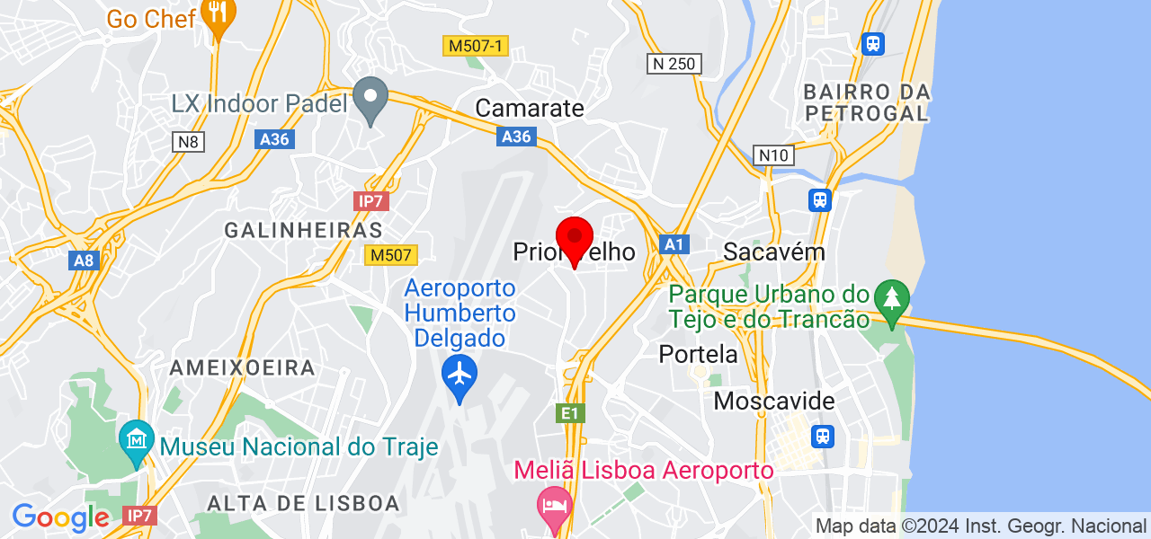 Maria Eugenia - Lisboa - Loures - Mapa