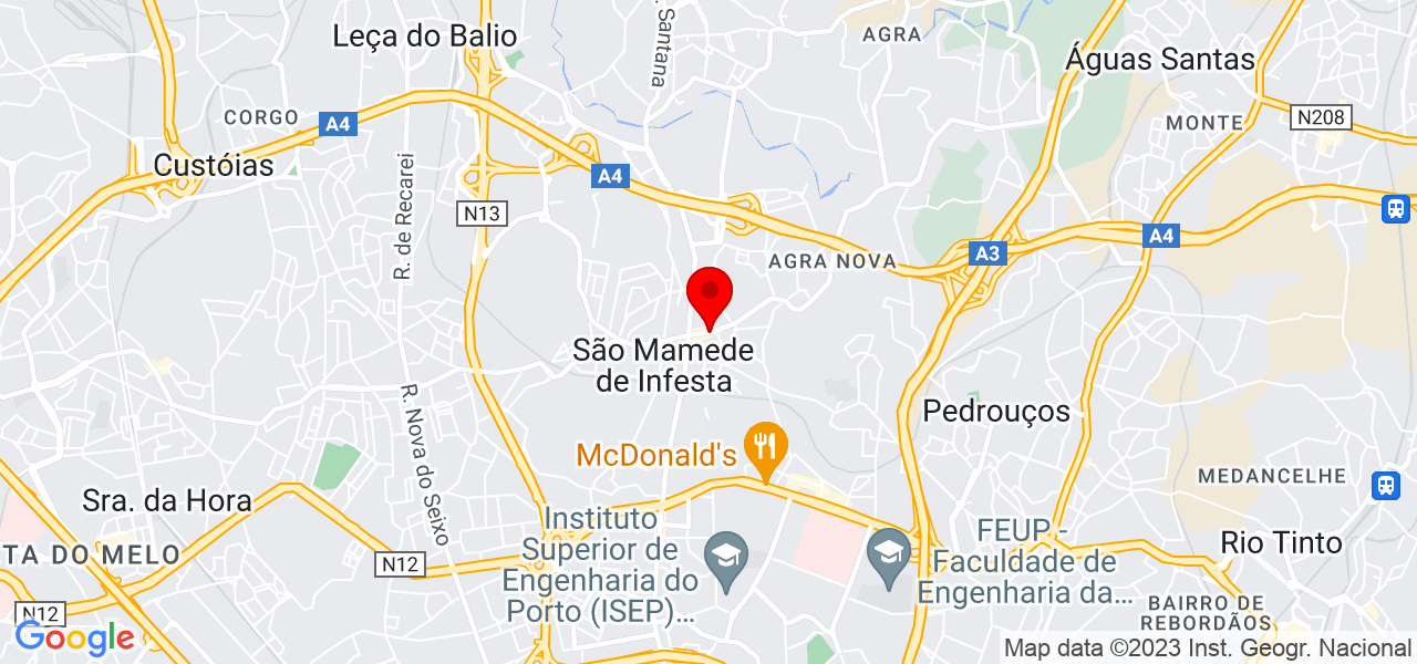 Samuel Ribeiro - Porto - Matosinhos - Mapa