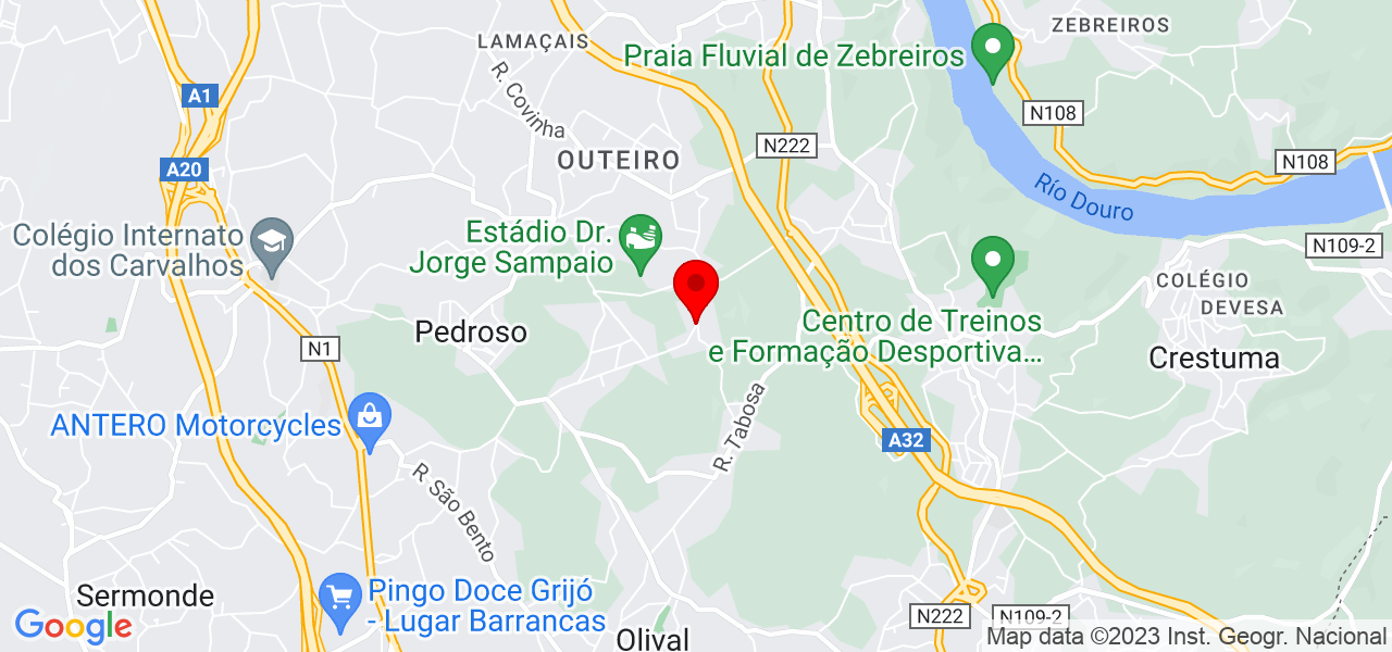 Helder - Porto - Vila Nova de Gaia - Mapa