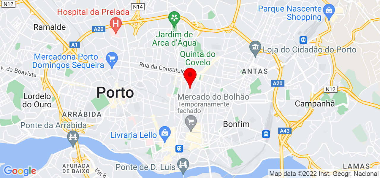 SosPets - Porto - Porto - Mapa