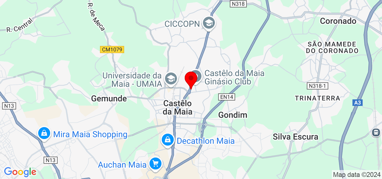 Evinilson - Porto - Maia - Map