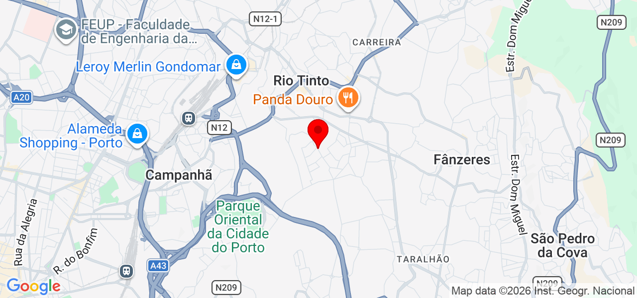 Lara Matos - Porto - Gondomar - Mapa