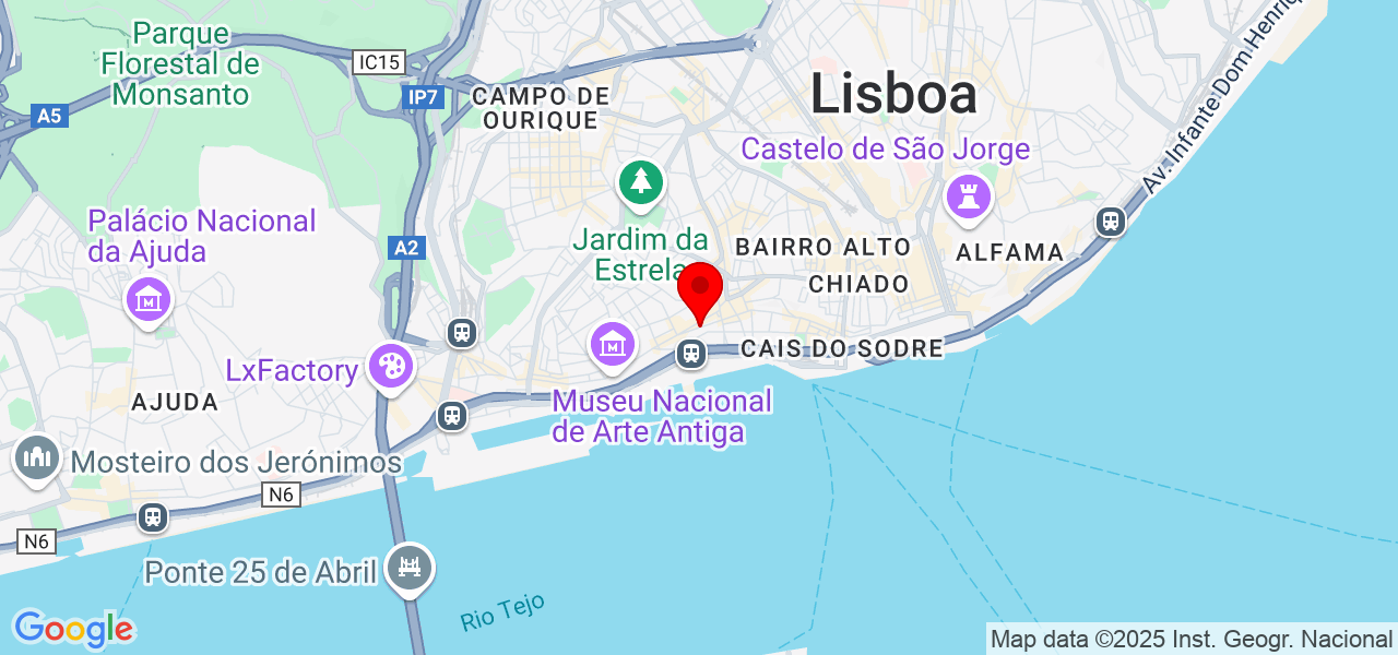 Lincoln Ribas - Lisboa - Lisboa - Mapa