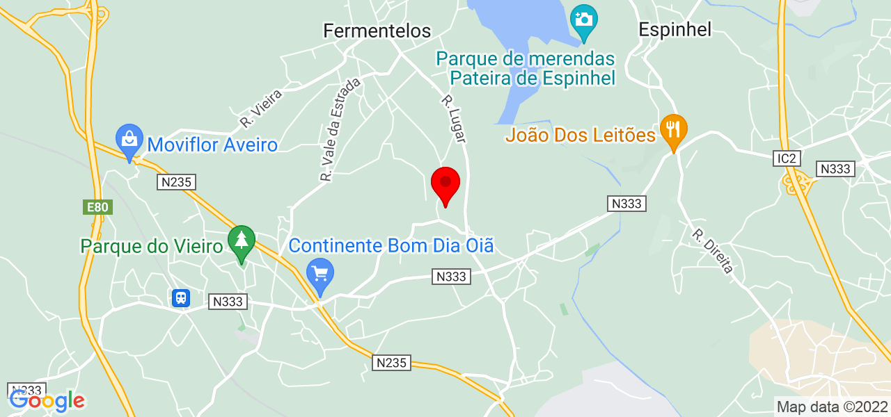 Masood - Aveiro - Oliveira do Bairro - Mapa