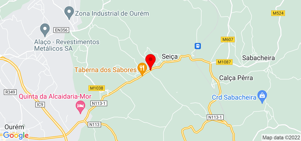 Tiago - Santarém - Ourém - Mapa