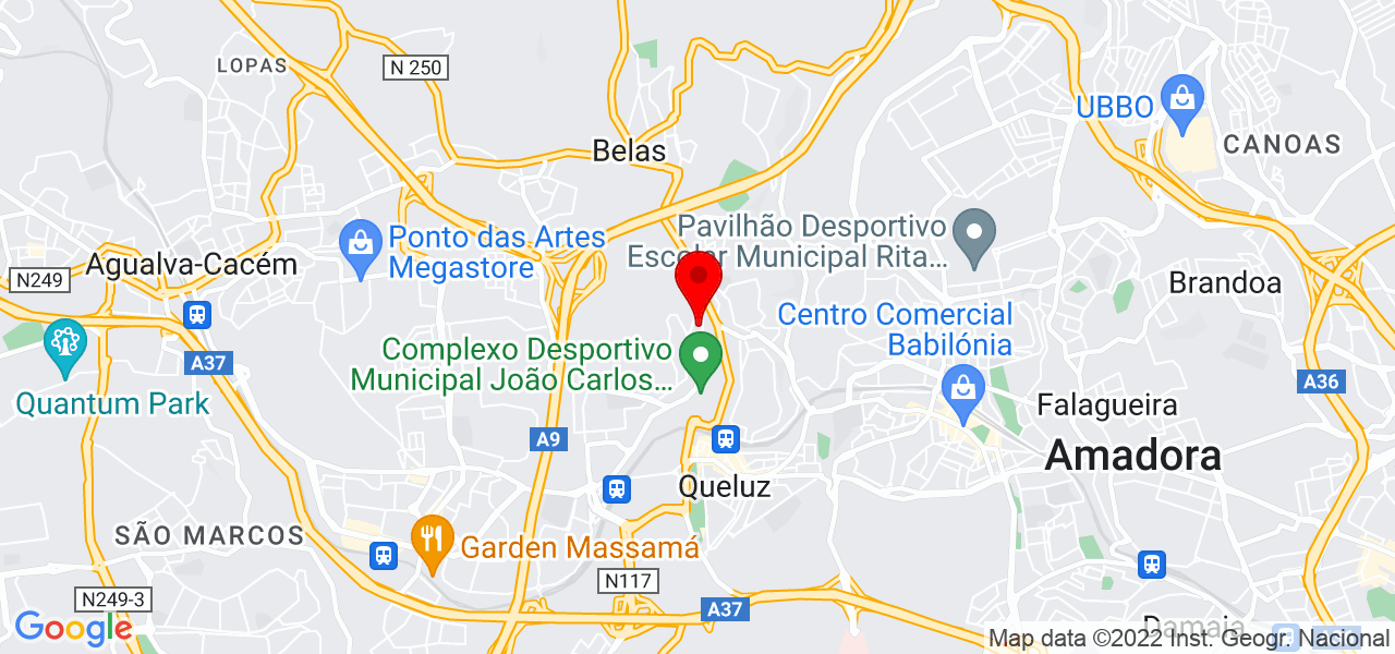 Rafael Alves Almeida - Lisboa - Sintra - Mapa