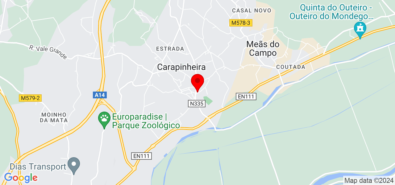 CRM - Coimbra - Montemor-o-Velho - Karte