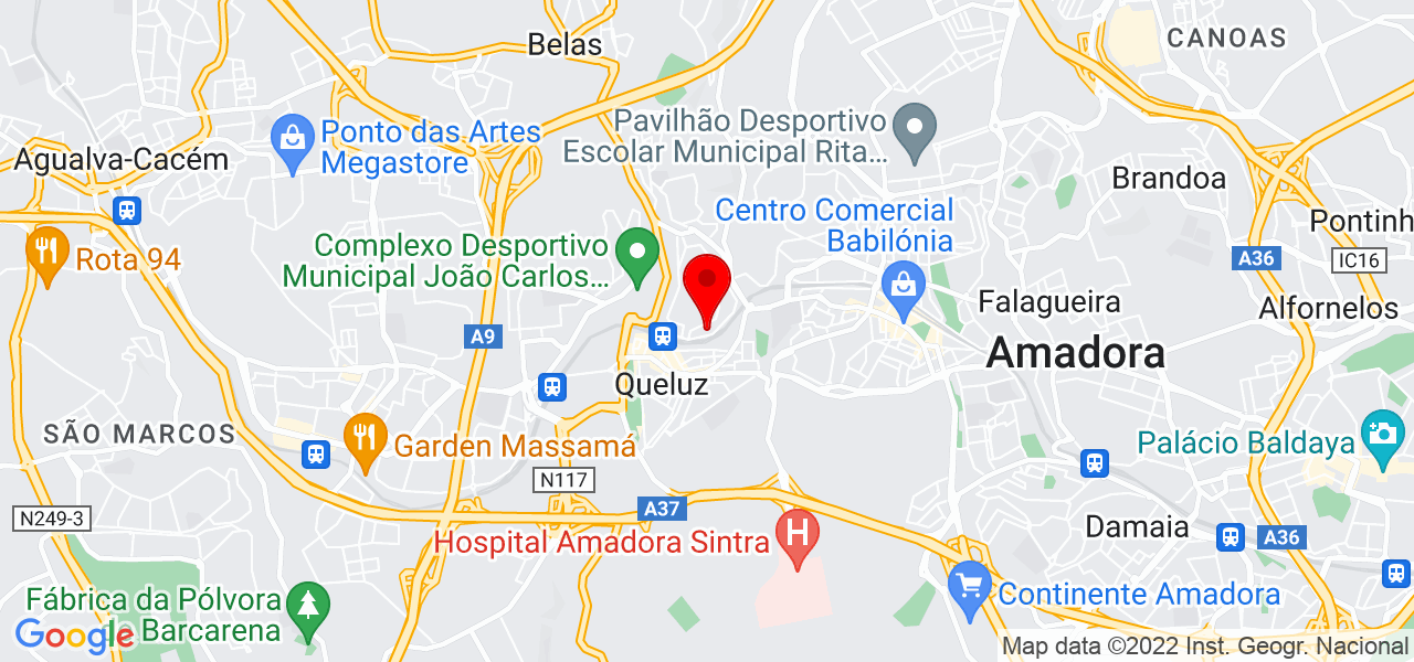 Am&eacute;liaemA - Lisboa - Sintra - Mapa