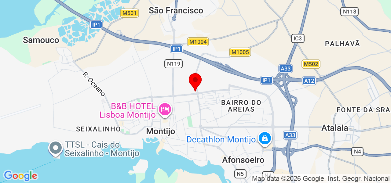 Wagner - Setúbal - Montijo - Mapa