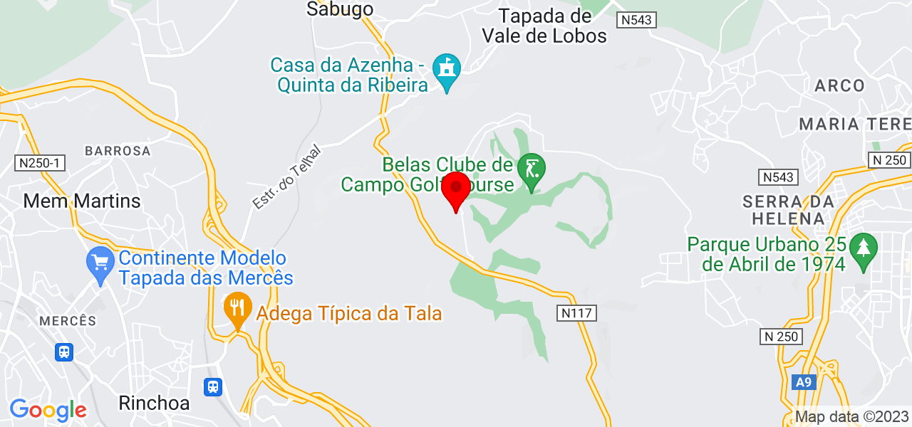 Simple Business - Lisboa - Sintra - Mapa