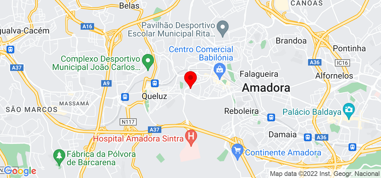 Imagine - Lisboa - Amadora - Mapa