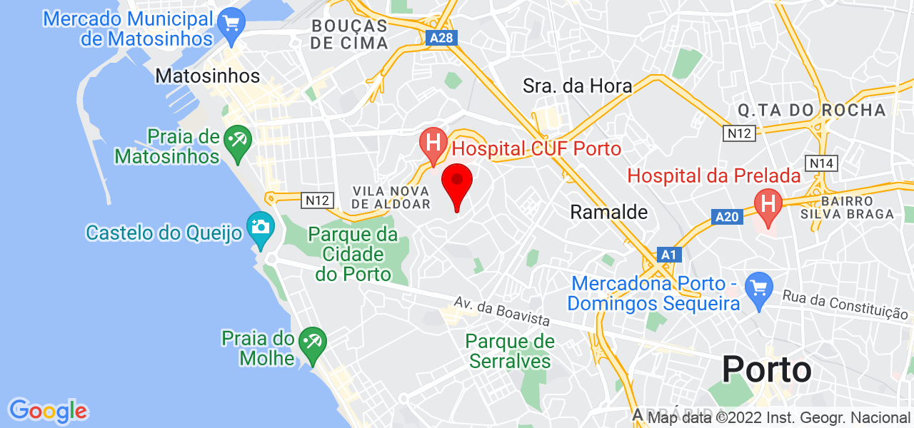 Antonio Ferreira - Porto - Porto - Mapa