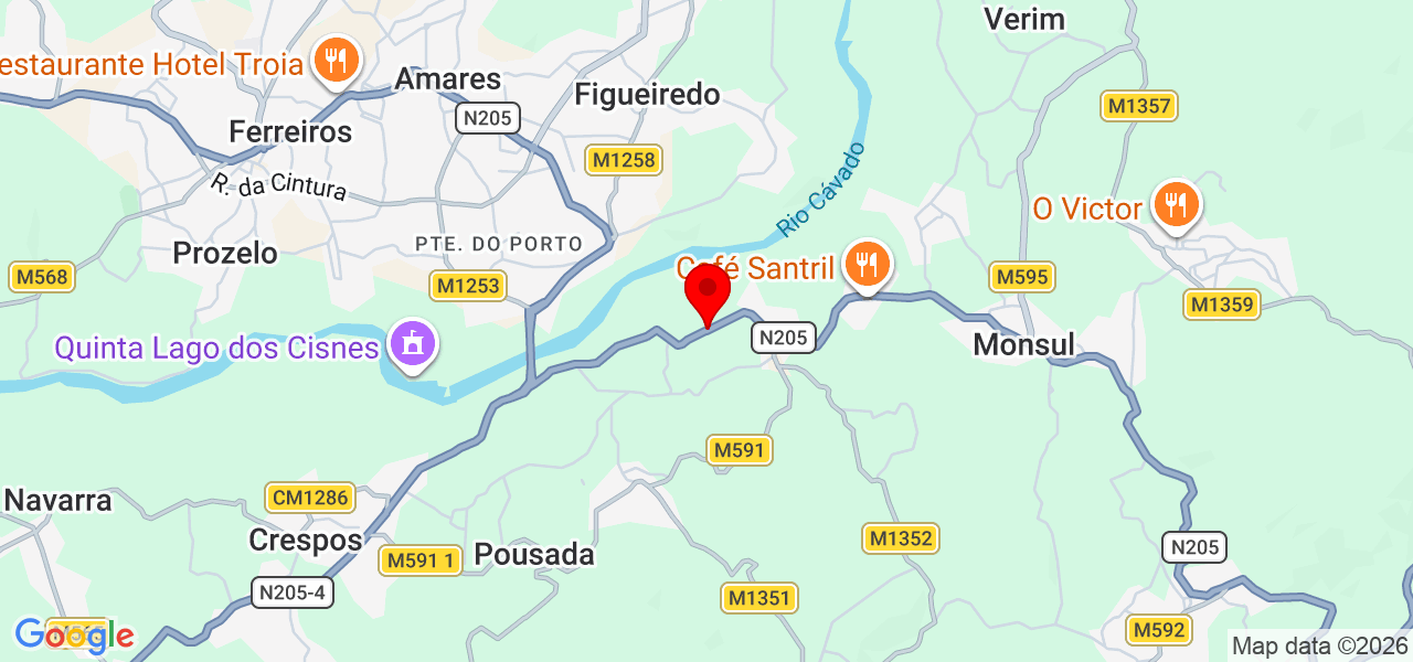 Inês Gomes - Braga - Póvoa de Lanhoso - Karte