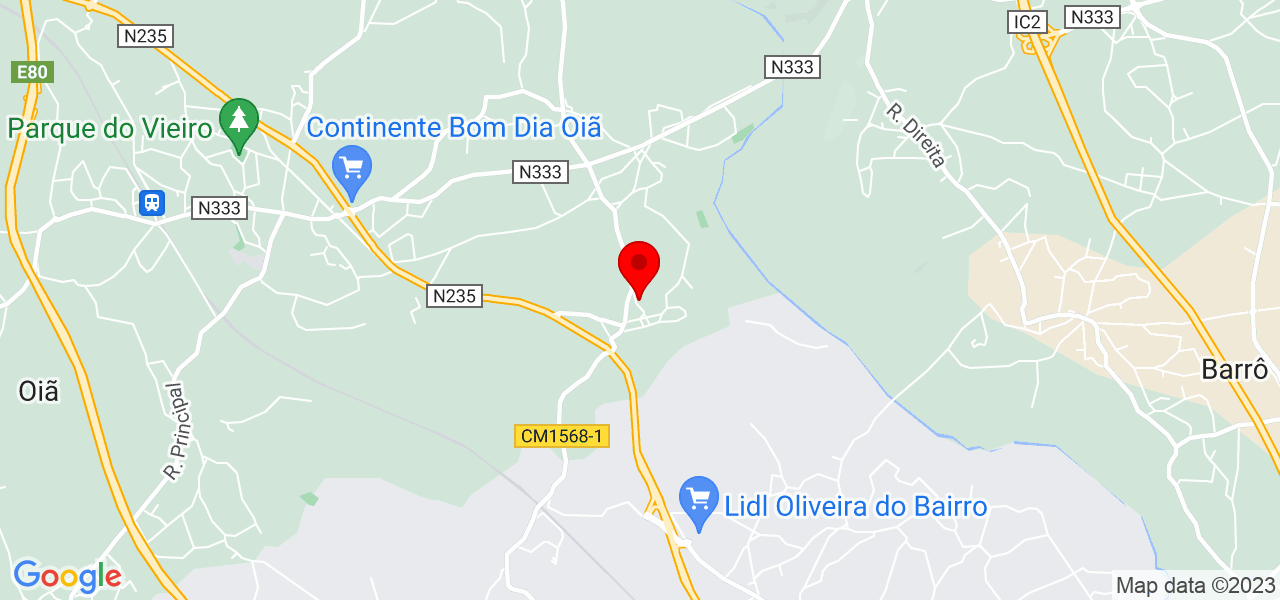 Enfermeira/Terapeuta M. Tavares - Aveiro - Oliveira do Bairro - Mapa