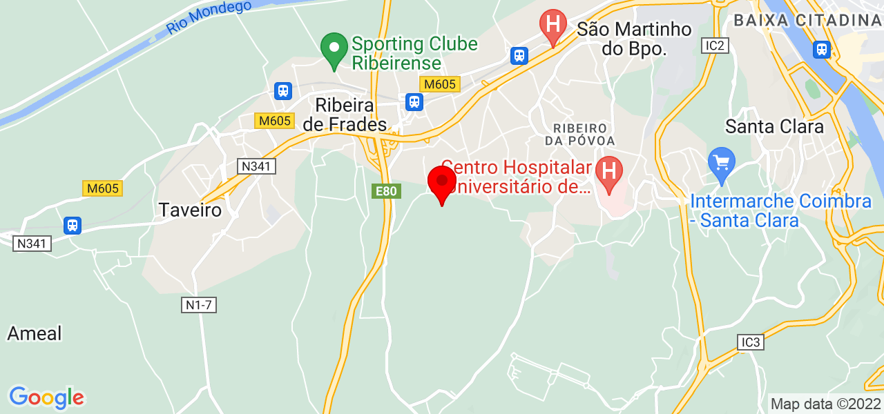 Caren Odebrecht - Coimbra - Coimbra - Mapa