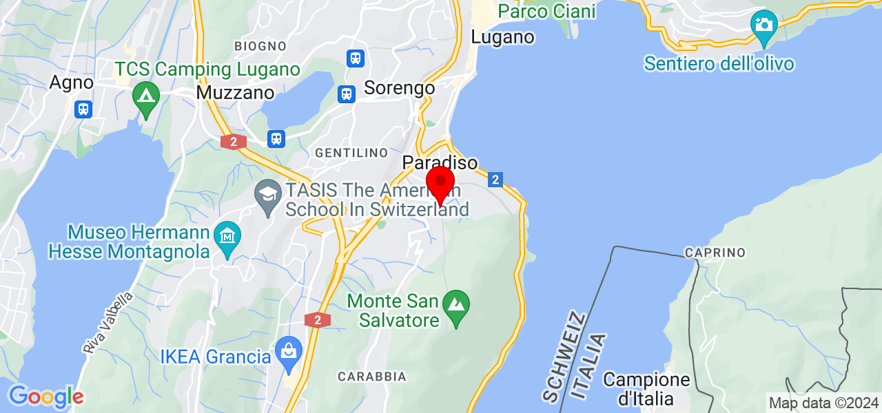 Ludovica Floris - Ticino - Lugano - Karte