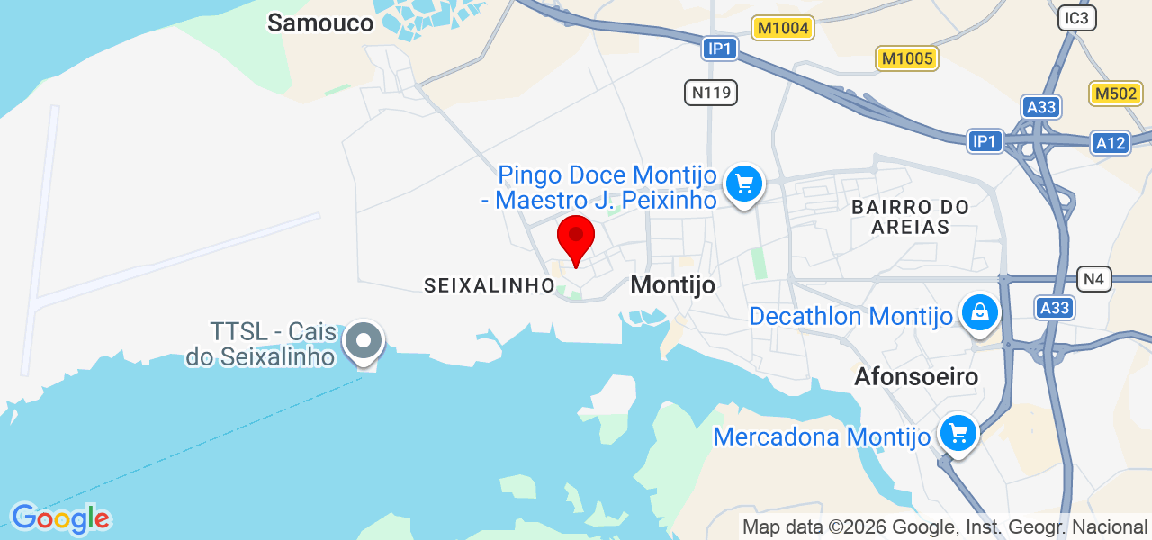 Christopher - Setúbal - Montijo - Mapa