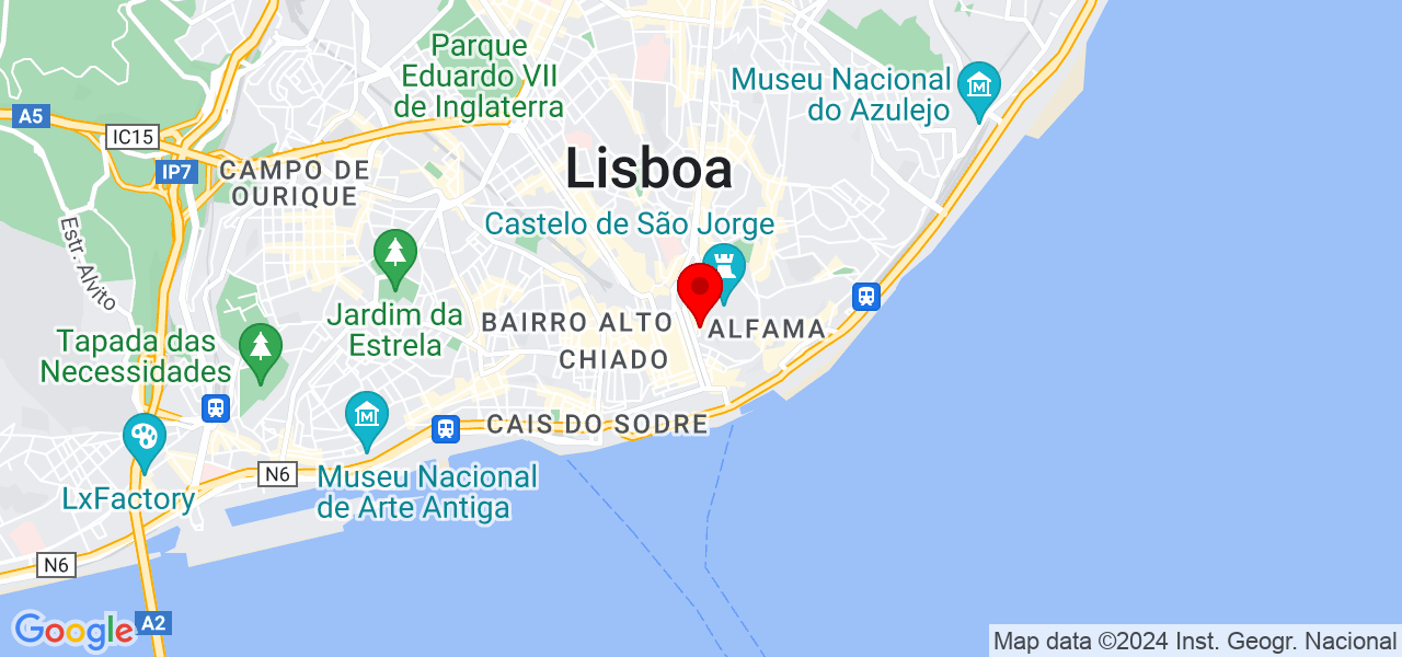 Josy Karla M Damaceno - Lisboa - Lisboa - Map