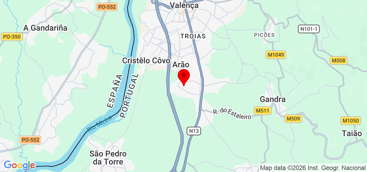 Lara Mariana - Viana do Castelo - Valença - Map