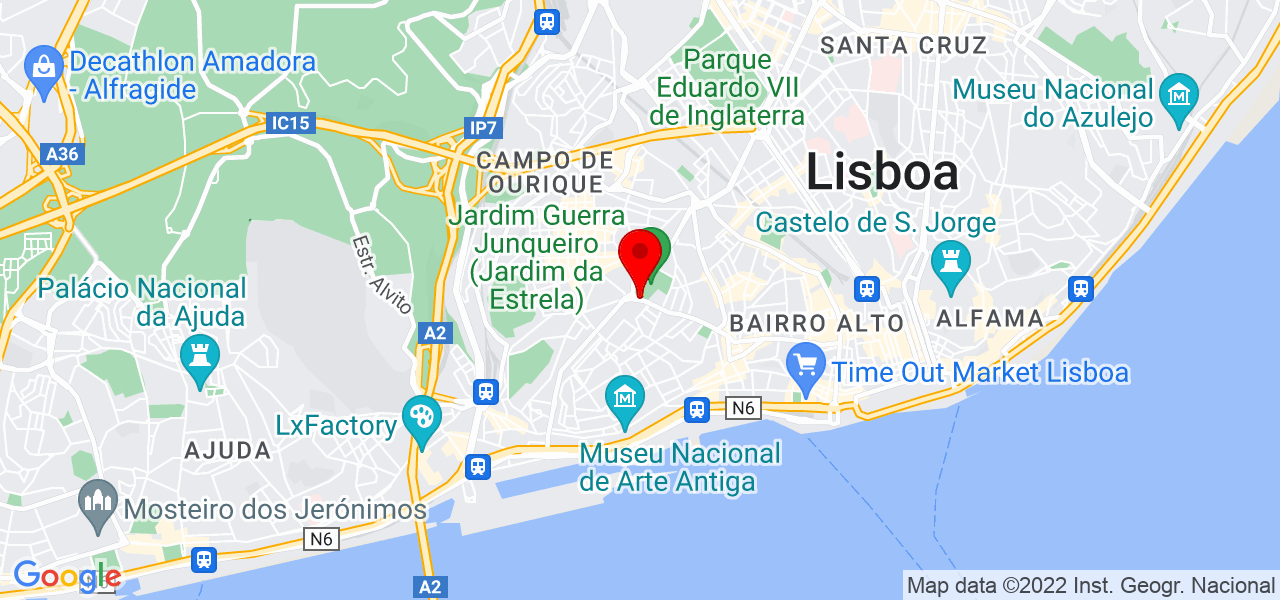 Jos&eacute;  Cabral - Lisboa - Lisboa - Mapa