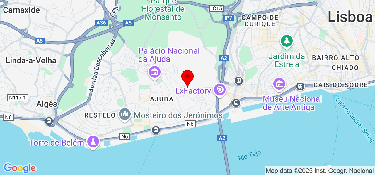 Andreia Oliveira - Lisboa - Lisboa - Mapa