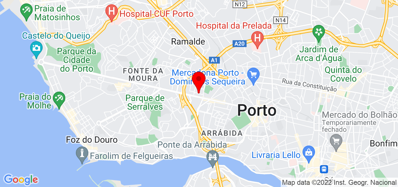 Leandro Rodrigues - Porto - Porto - Mapa