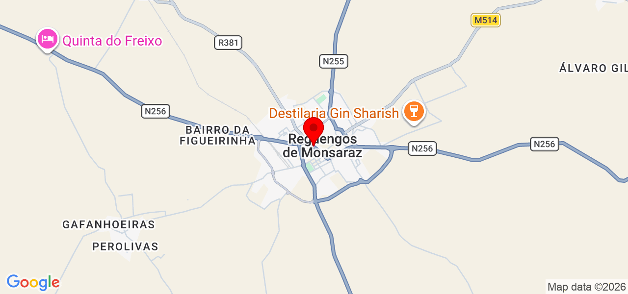 Madalena Malheiro - Évora - Reguengos de Monsaraz - Map